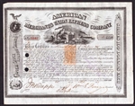 1869 Merchants Union Express Co Signed William Fargo