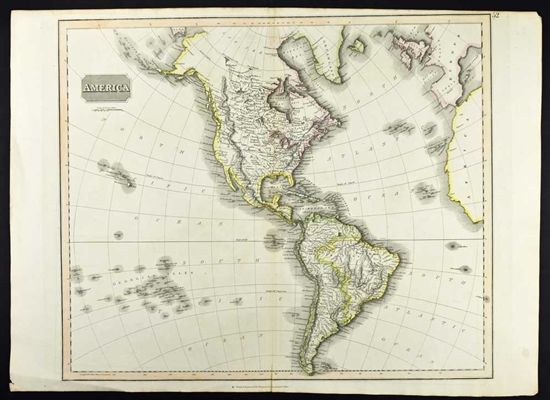 Antique Map of America - John Thomson - 1817