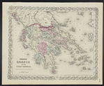 Colton's Greece & the Ionian Republic Map - 1860s
