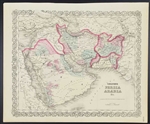 Colton's Persia Arabia &c. Map - 1860s