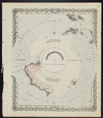 Colton's Southern Region (Antarctic) Map - 1860s