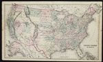 United States of America Map - 1870