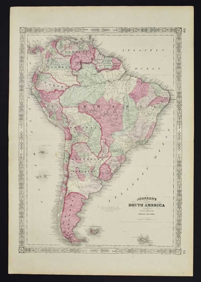 Johnson's South America - 1864