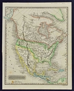 Antique Map of North America - Morse 1825
