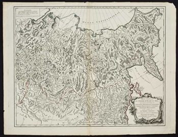 Partie Orientale De L'Empire De Russie En Asie....Robert de Vaugondy - 1750