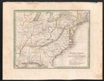 1835 U.S. Railroads & Canals Antique Map - Bradford