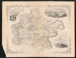 1851 Independent Tartary Antique Map - Tallis