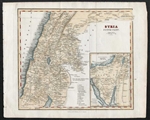 1850 Antique Map of Syria - South Part - Fullarton