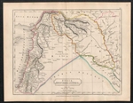 1850 Antique Map of Syria - Mesopotamia, Assyria - Longman