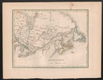 1835 Antique Map of British America - Bradford