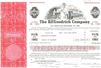 The B.F. Goodrich Company Stock Certificate