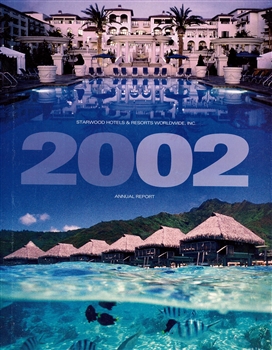 2002 Starwood Hotels & Resorts Worldwide, Inc. Annual Report