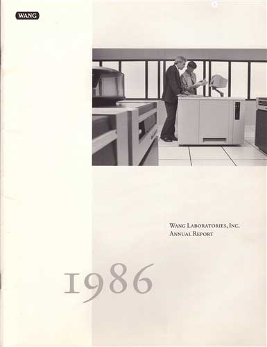 1986 Wang Laboratories Inc. Annual Report