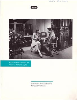 1987 Wang Laboratories Inc. Annual Report