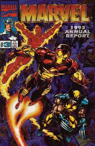 1993 Marvel Annual Report - Cover #3