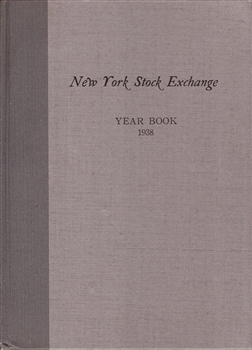1938 New York Stock Exchange (NYSE) Year Book
