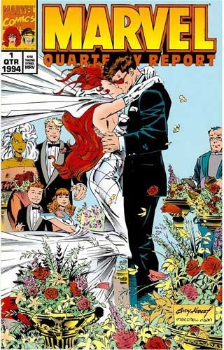 Marvel Quarterly Report - Jean Grey & Cyclops Wedding - X-Men