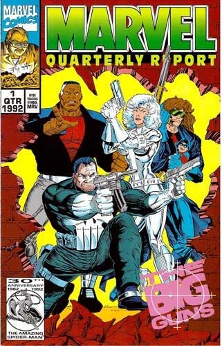 Marvel Quarterly Report - Punisher Cover 1992