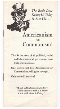 Americanism or Communism! by E.F. Hutton - 1950s