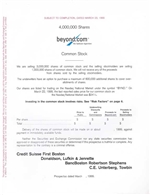 Beyond.com IPO Prospectus - 1999