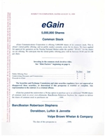 eGain Communication IPO Prospectus - 1999