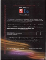 Be Inc. IPO Prospectus - 1999