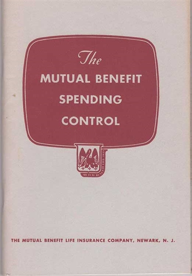 The Mutual Benefit Spending Control Booklet - 1950s