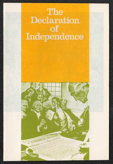 1956 Declaration of Independence - John Hancock Insurance Booklet