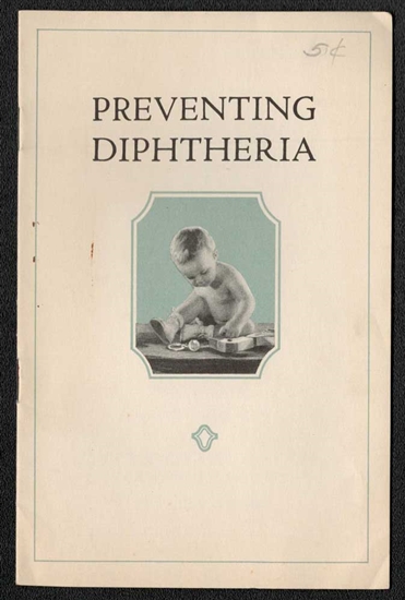 1932 Preventing Diphtheria - John Hancock Insurance Booklet