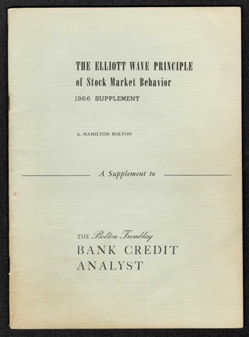 Elliott Wave Principle of Stock Market Behavior - 1966