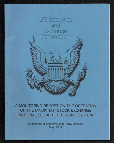 Cincinnati Stock Exchange SEC Report - 1981