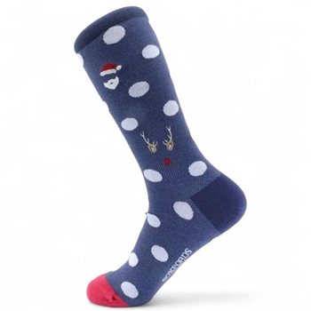 Rudolph Christmas-Themed Fine Men’s Socks