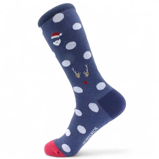 Rudolph Christmas-Themed Fine Men’s Socks