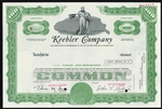 Keebler Company Specimen Stock Certificate