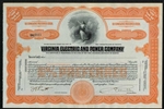 Virginia Electric and Power Company Stock Certificate