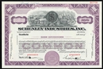 Schenley Distillers Specimen Stock Certificate - Whiskey