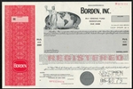 Borden, Inc. Specimen Bond Certificate - 1979