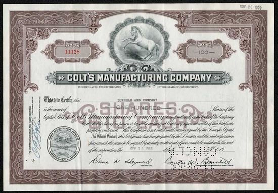 Colt's  Manufacturing Company