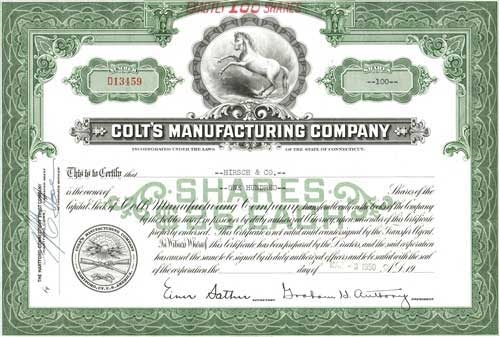 Colt's  Manufacturing Company