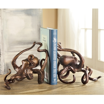 Octopus Bookends Pair