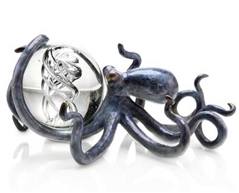 Octopus with Treasure Sculpture