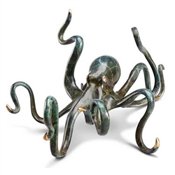 Deep Sea Octopus Statue - Solid Brass