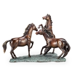 Prairie Dance Horse Trio Sculpture