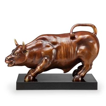 Market Leader Bull Sculpture