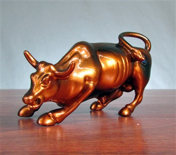 The Wall Street Bull Paperweight