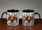 The Wall Street Bull Coffee Mug Set - Black