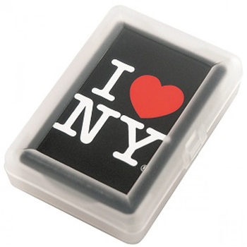 I Love NY Playing Cards - Black