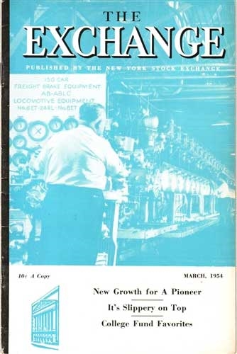 The Exchange Magazine – March 1954