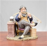 Norman Rockwell's "The Tycoon" by PUCCI - Sitting Stock Broker Figurine