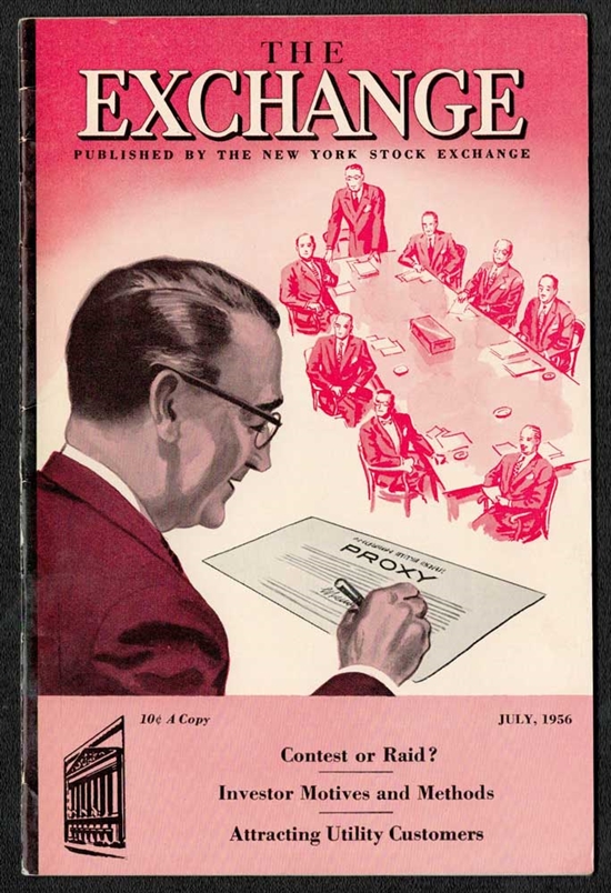 The Exchange Magazine - July 1956